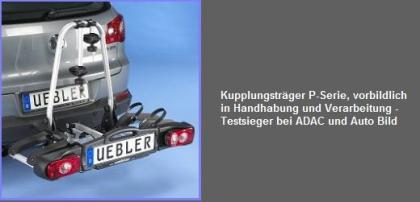 Neuer Fahrrad Träger Marke Uebler sehr leicht aus Alu für zwei Farräder.