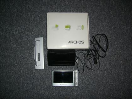Archos 504 Portabler Multimedia Player 80 GB neuwertig