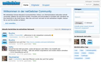NetGeticker. de - deutscher Microblogger