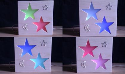 Desinger Nachtlicht / Spieluhr HANDARBEIT