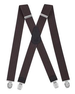 Hosenträger für Männer X Form 3 5cm breit 120cm lang 4 sehr starke Klipps Party