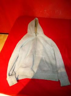 Graue Pullover Jacke