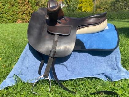 Historical side saddle with Mayhew patent partially