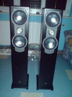 Elac FS 208. 2 Standlsp NEU schwarz lackiert