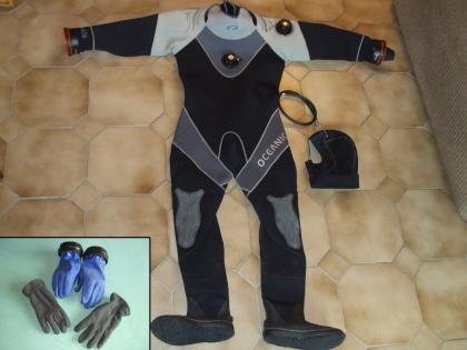 Trockentauchanzug Oceanic Comfodry 50 Trockentauch-Handschuhsystem