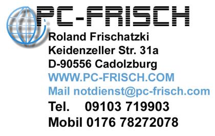 PC-FRISCH - PC-Notdienst und EDV-Dienstleister im Raum Franken