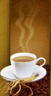 Ginseng/Ingwer Kaffees und Tees