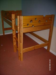 Hochbett 90x200 Käse-Design