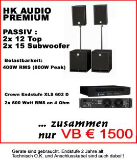 PA Verkauf HK AUDIO PREMIUM Crown Endstufe XLS 602 D