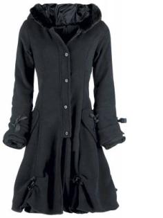 Raffinierter Girlie-Mantel mit vielen Extras aus der fantasievollen Modewelt