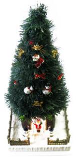 Elektrische Weihnachtsbaum mit Musiek und Weihnachtsman NEU in OVP