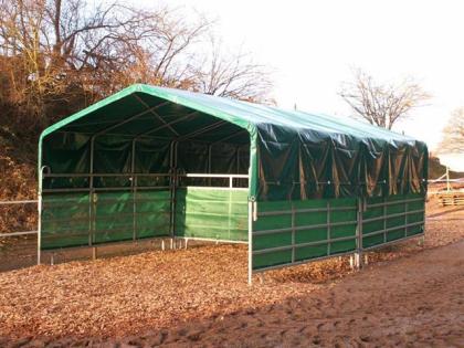 GÜNSTIG Weide-Unterstand Offenstall Panels Heuraufen