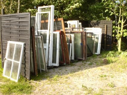 Gr. Restposten Fensterflügel ohne Rahmen