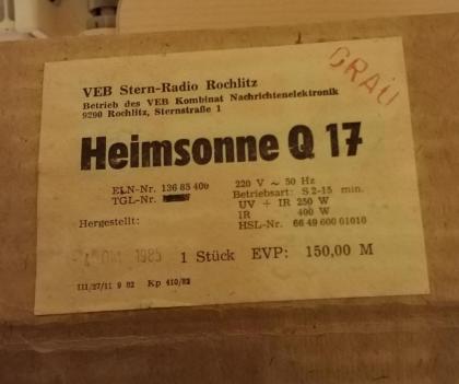 Heimsonne Gesichtsbräuner
