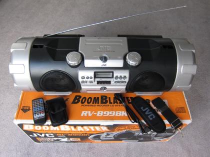 JVC Ghettoblaster der alten Serie im Neuzustand