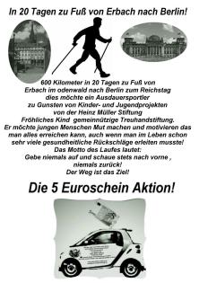 Sponsoren für Spendenlauf gesucht