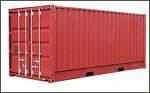 Einen 40 Container mit 3000 Haushaltsgeräten