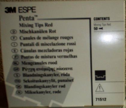 3 M ESPE Mischkanülen rot zu verkaufen