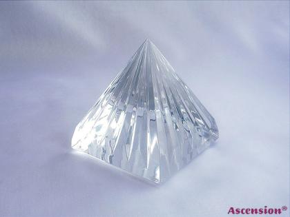 Ascension- klare LichtKristall-Pyramide Klarheit Intuition leichter Lernen