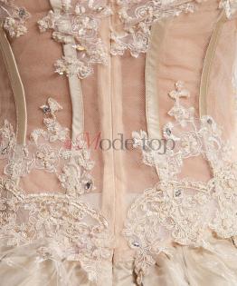 Tiefe Taile Kapelle Schleppe Brautkleid - Mode-top