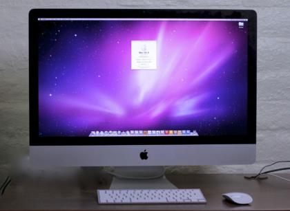 Apple iMac 27 2 93 GHz Quad-Core 8 MB RAM geladen