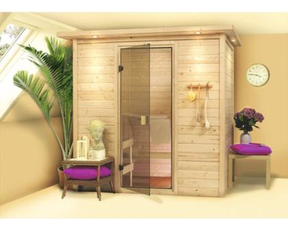 Sauna Massivholz abzugeben
