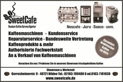 Espresso Siebträger ECM Kaffeemaschinen Düsseldorf Hilden NRW bei Sweetcafe. de