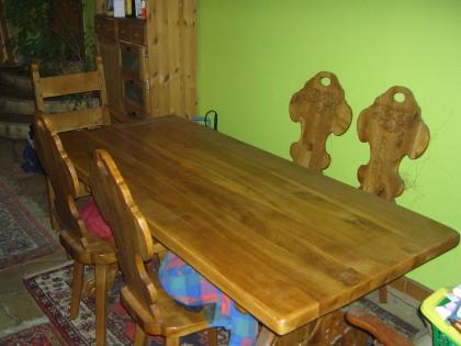 Esszimmertisch 6 Stühle aus Holländischer Eiche