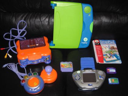 3 Top Lernkonsolen V. Smile Leapster und LeapPad mit Spielen