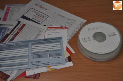Per Hand ausgefüllte Coupons Gutscheine im Computer erfassen