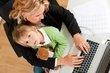 Familie und Beruf sind keine Gegensäte arbeiten von zu Hause aus