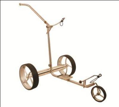 Elektrischer Golf Trolly Wagen aus Chromstahl