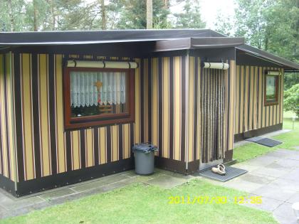 Wohnwagen Hobby Landhaus mit festem Vorzelt