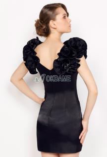 Satin V-Ausschnitt elastischer gewebter Satin-okdame. de
