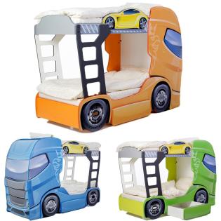 Babybett Kinderbett Jugendbett Autobett Holz Bett 3 FARBEN Truck 2 245/ 93 cm
