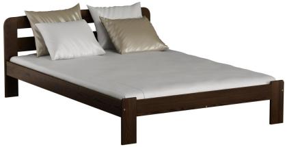 Kieferbett Massivholz Einzel Nuss Bettrahmen 120x200cm KBD01/ NU