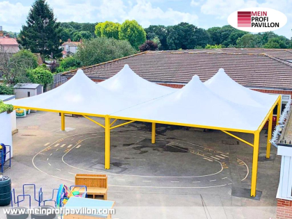Pavillon 7x5 Überdachung Pagodenzelt Festzelt Pvc Terrassendach Pergola Terrasse
