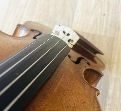 Schön geflammte alte 4/4 Geige Violine sehr guter Klang