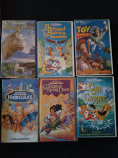 VHS FILME 6 vhs disney filme 6 weitere vhs filme geschenkt