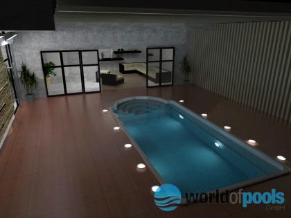 GFK Schwimmbecken Niagara 7 5x3 2x1 5 Swimming Pool