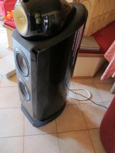 B W Bowers Wilkins 802D2 802 Diamond High End Standlautsprecher in schwarz Top