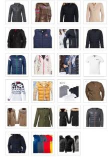 Jacken Hemden T-Shirts und andere Textilien
