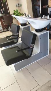 1x Friseurwaschbecken Rückwärtswaschbecken Friseureinrichtung