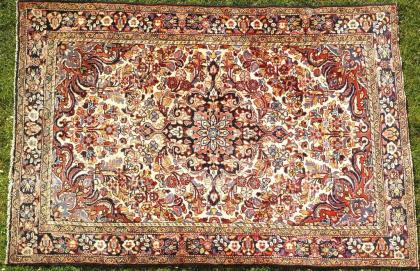 Orientteppich Bachtiari 211x148 ca. 120 J. alt T114