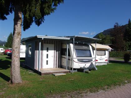 Standzelt - Carport - Schutzdach für Wohnwagen und Vorzelt - Eigene Herstellung