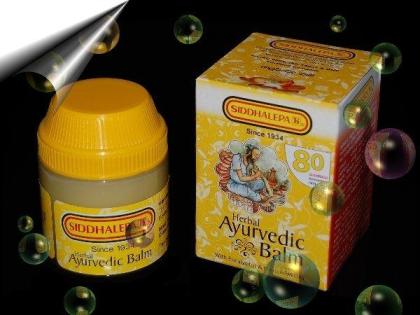 Ayurveda Wellness Balsam 100g Siddhalepa Ayurvedic Balm Gesundheit für Körpe