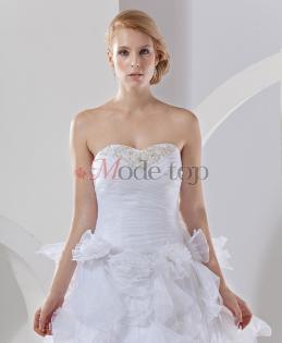 Organza plissiertes Kristall Organza-mode-top. de