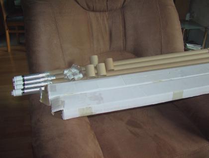 LED Röhren Licht mit 66 LEDs 90cm NEU