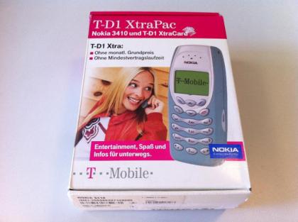 Nokia 3410 freigeschalten vollst 1x türkis 1x silber-metallic original sehr