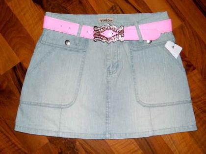 Großhandel Girls Jeans Rock - Röcke mit Gürtel